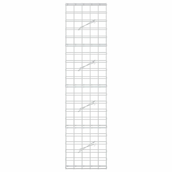 Gabion cu Fir de 3,5 mm și Plasă de 10x10 cm 50x10x200 cm WALTI