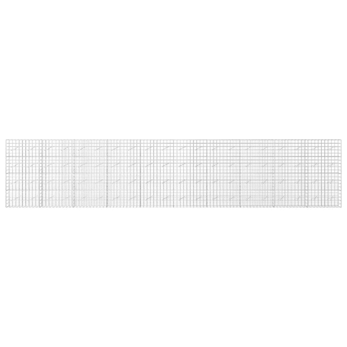 Gabion cu Fir de 3,5 mm și Plasă de 10x10 cm 1000x10x200 cm WALTI