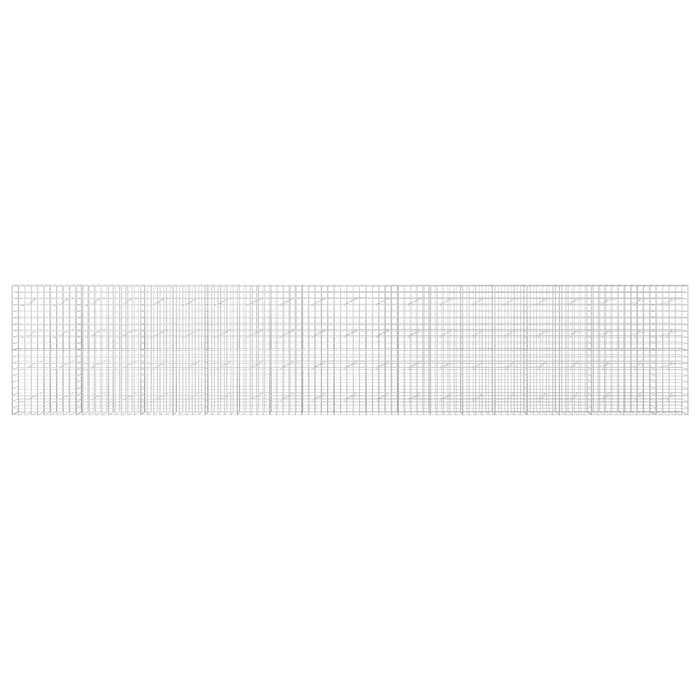 Gabion cu Fir de 3,5 mm și Plasă de 10x10 cm 1050x10x200 cm WALTI
