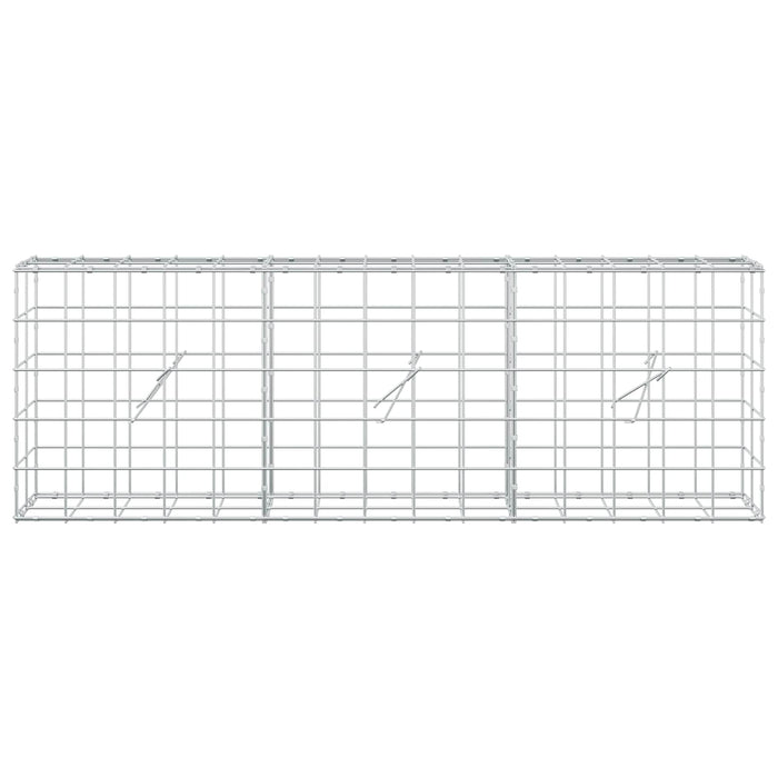 Gabion cu Fir de 3,5 mm și Plasă de 10x10 cm 150x20x50 cm WALTI