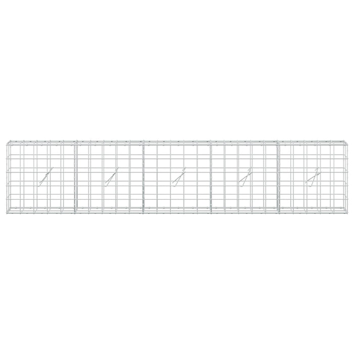 Gabion cu Fir de 3,5 mm și Plasă de 10x10 cm 250x20x50 cm WALTI