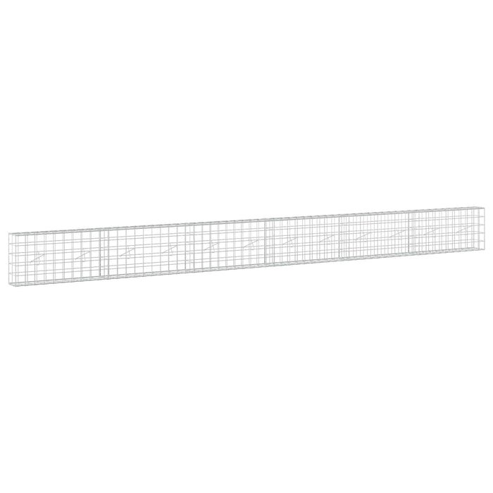Gabion cu Fir de 3,5 mm și Plasă de 10x10 cm 600x20x50 cm WALTI