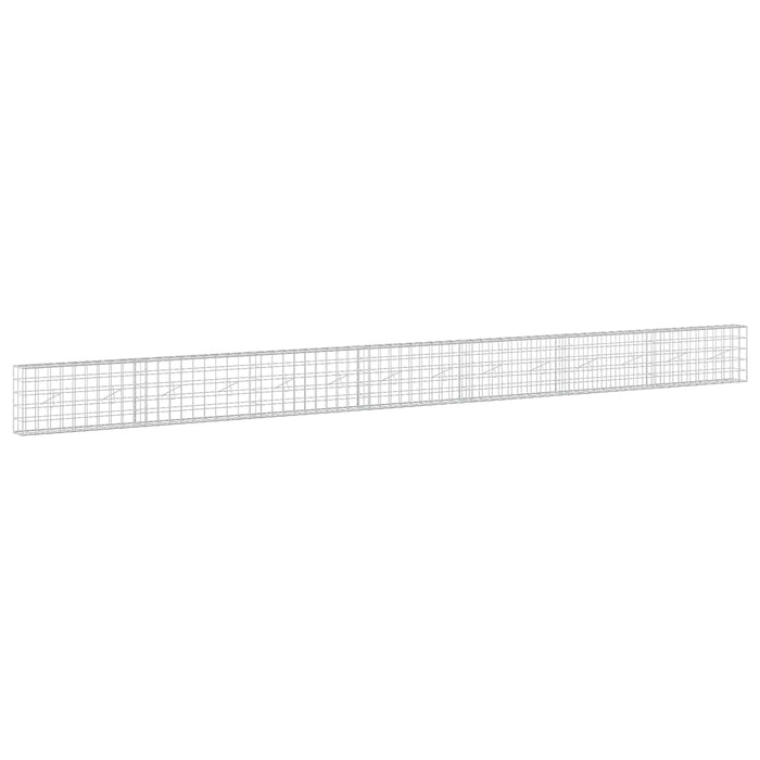 Gabion cu Fir de 3,5 mm și Plasă de 10x10 cm 700x20x50 cm WALTI