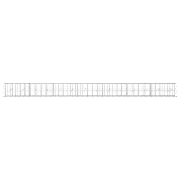 Gabion cu Fir de 3,5 mm și Plasă de 10x10 cm 700x20x50 cm WALTI