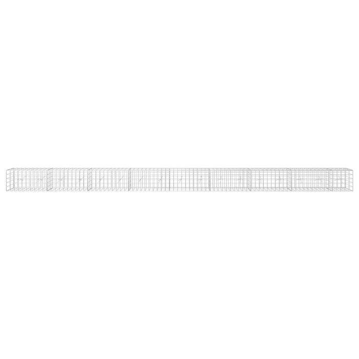 Gabion cu Fir de 3,5 mm și Plasă de 10x10 cm 850x20x50 cm WALTI
