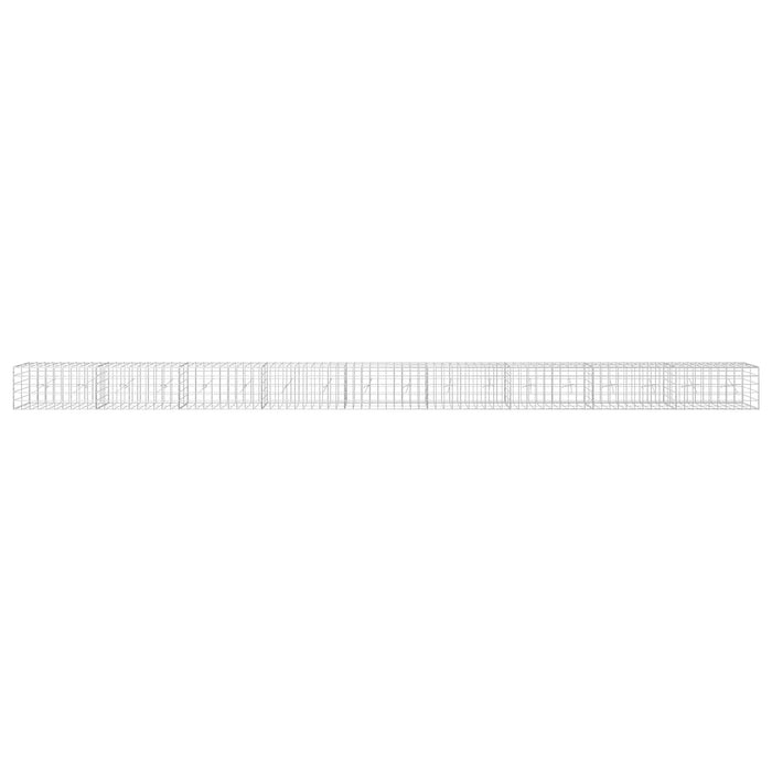 Gabion cu Fir de 3,5 mm și Plasă de 10x10 cm 900x20x50 cm WALTI