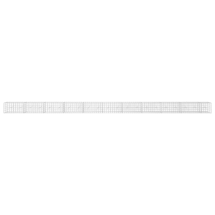 Gabion cu Fir de 3,5 mm și Plasă de 10x10 cm 1050x20x50 cm WALTI