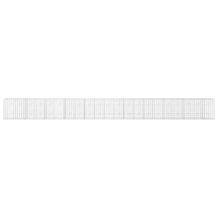 Gabion cu Fir de 3,5 mm și Plasă de 10x10 cm 1050x20x100 cm WALTI