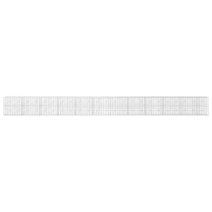 Gabion cu Fir de 3,5 mm și Plasă de 10x10 cm 1150x20x100 cm - WALTI WALTI