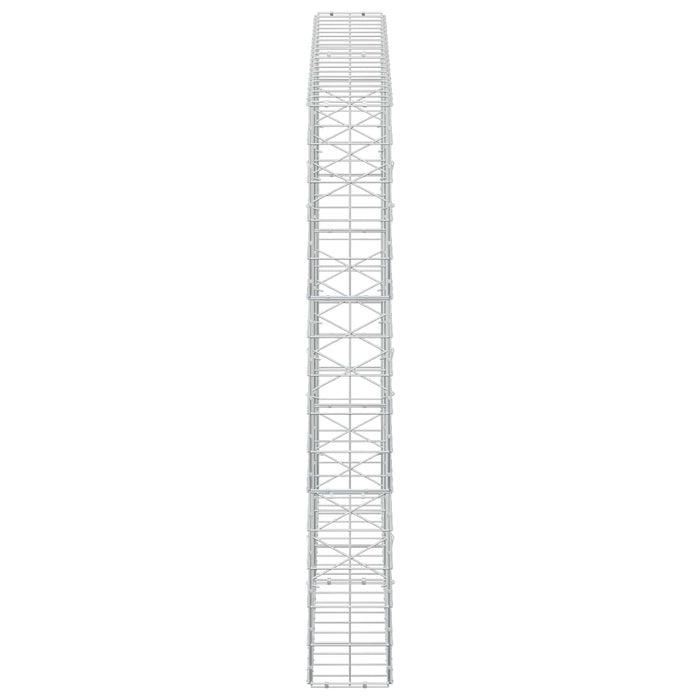 Gabion cu Fir de 3,5 mm și Plasă de 10x10 cm 200x20x150 cm WALTI