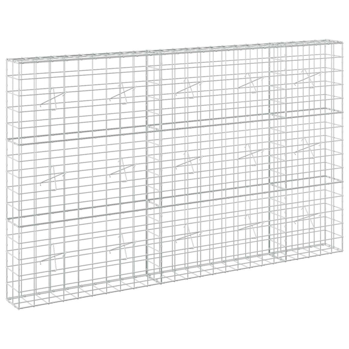 Gabion cu Fir de 3,5 mm și Plasă de 10x10 cm 250x20x150 cm WALTI