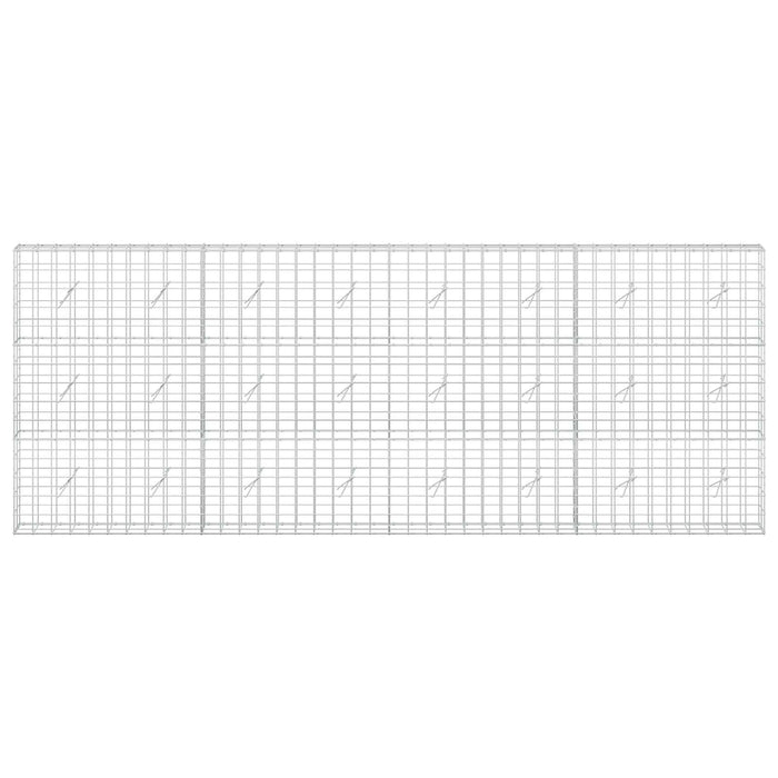 Gabion cu Fir de 3,5 mm și Plasă de 10x10 cm 400x20x150 cm WALTI