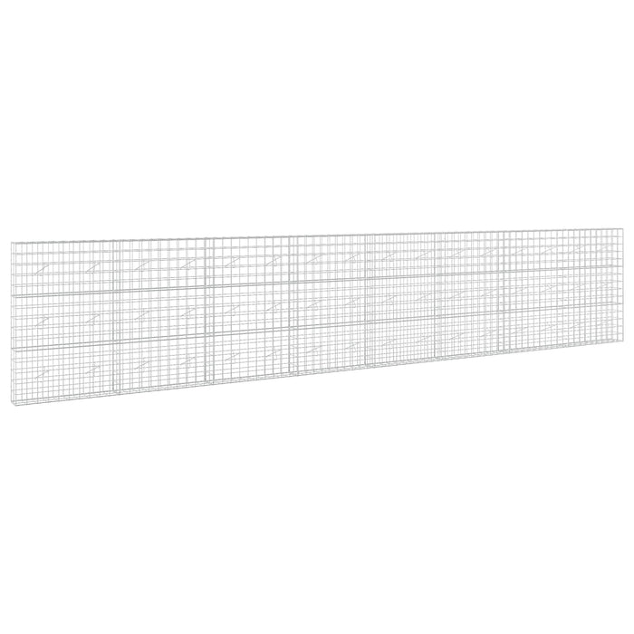 Gabion cu Fir de 3,5 mm și Plasă de 10x10 cm 800x20x150 cm WALTI