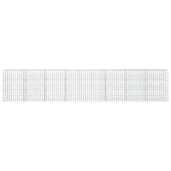 Gabion cu Fir de 3,5 mm și Plasă de 10x10 cm 800x20x150 cm WALTI