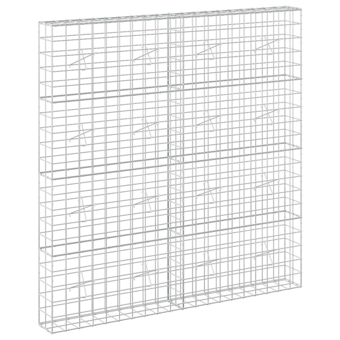Gabion cu Fir de 3,5 mm și Plasă de 10x10 cm 200x20x200 cm WALTI
