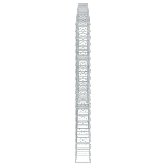 Gabion cu Fir de 3,5 mm și Plasă de 10x10 cm 550x20x200 cm WALTI