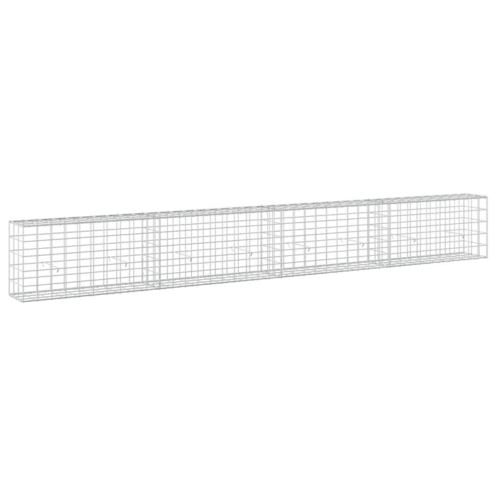Gabion cu Fir de 3,5 mm și Plasă de 10x10 cm 400x30x50 cm WALTI
