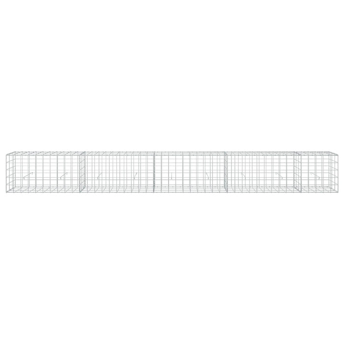 Gabion cu Fir de 3,5 mm și Plasă de 10x10 cm 450x30x50 cm WALTI