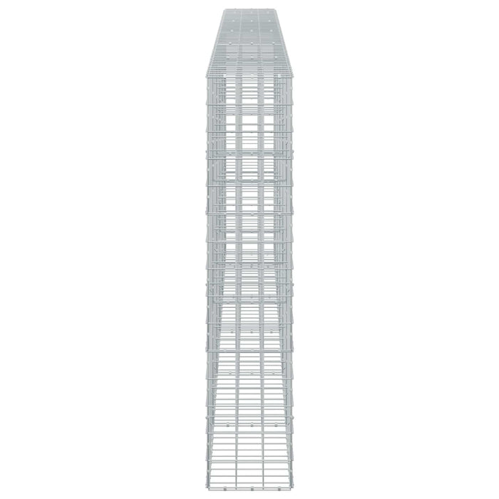 Gabion cu Fir de 3,5 mm și Plasă de 10x10 cm 550x30x150 cm WALTI