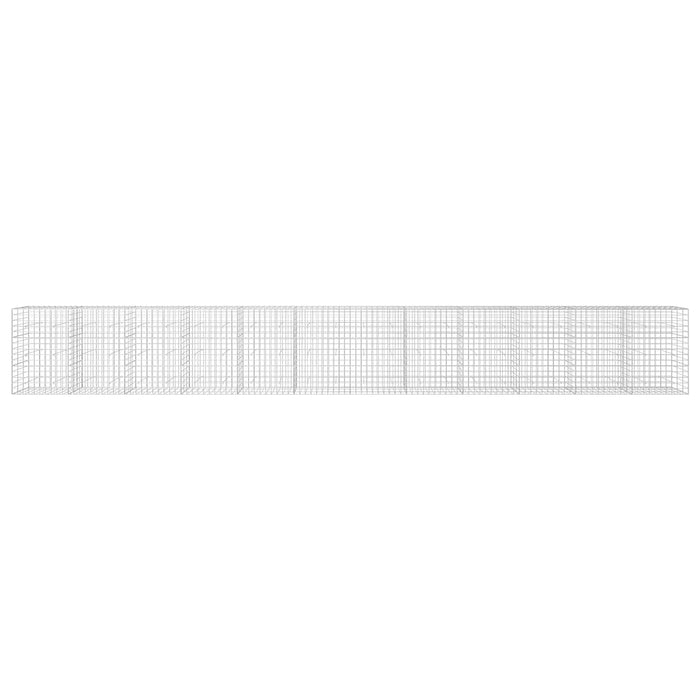 Gabion cu Fir de 3,5 mm și Plasă de 10x10 cm 1200x30x150 cm WALTI