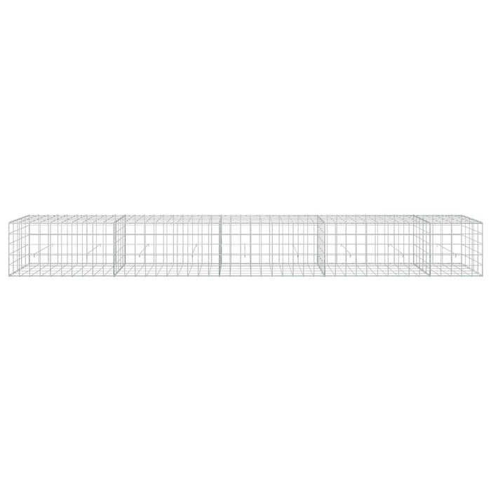 Gabion cu Fir de 3,5 mm și Plasă de 10x10 cm 450x50x50 cm WALTI