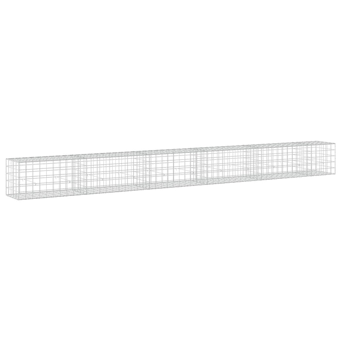 Gabion cu Fir de 3,5 mm și Plasă de 10x10 cm 550x50x50 cm WALTI