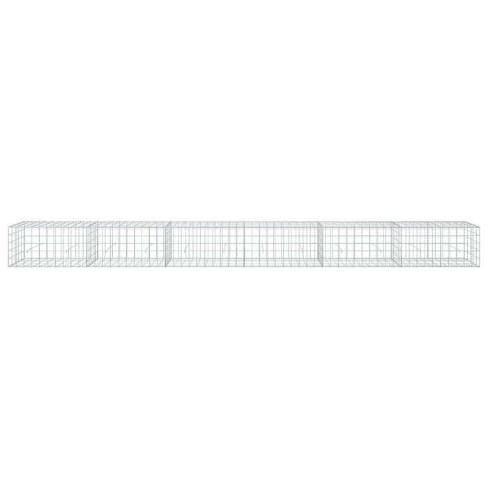 Gabion cu Fir de 3,5 mm și Plasă de 10x10 cm 600x50x50 cm WALTI
