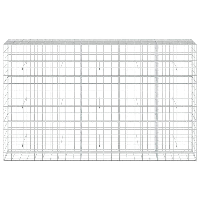 Gabion cu Fir de 3,5 mm și Plasă de 10x10 cm 250x50x150 cm WALTI