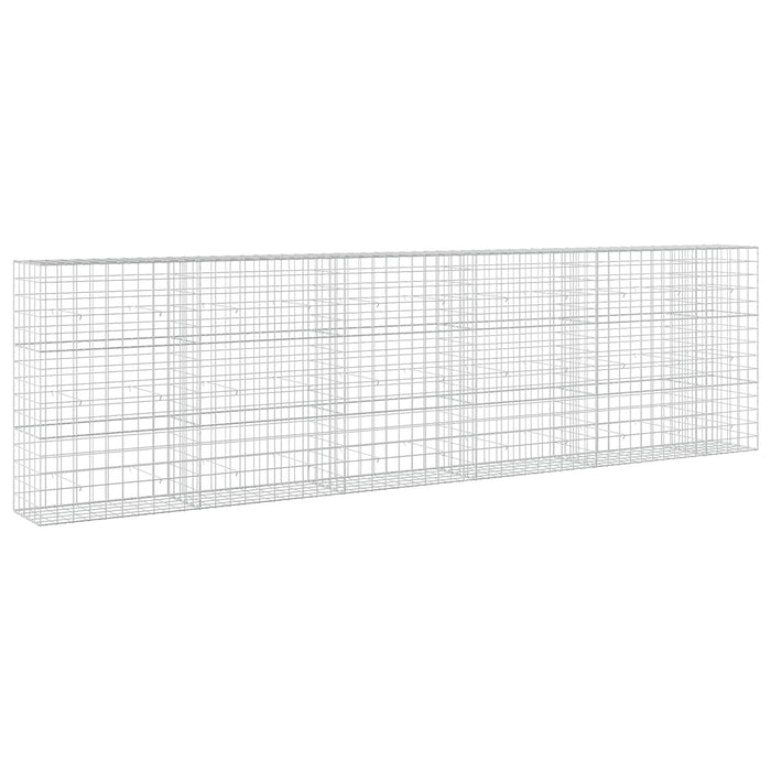 Gabion cu Fir de 3,5 mm și Plasă de 10x10 cm 550x50x150 cm WALTI