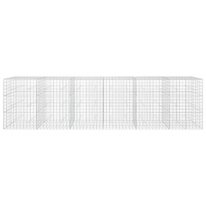 Gabion cu Fir de 3,5 mm și Plasă de 10x10 cm 600x50x150 cm WALTI