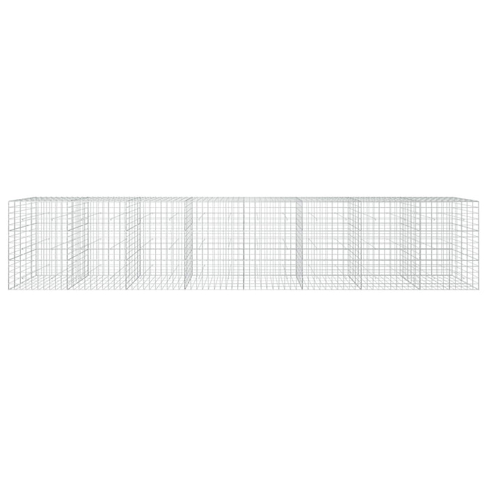 Gabion cu Fir de 3,5 mm și Plasă de 10x10 cm 800x50x150 cm WALTI