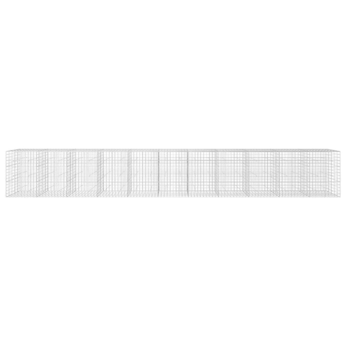 Gabion cu Fir de 3,5 mm și Plasă de 10x10 cm 1100x50x150 cm WALTI