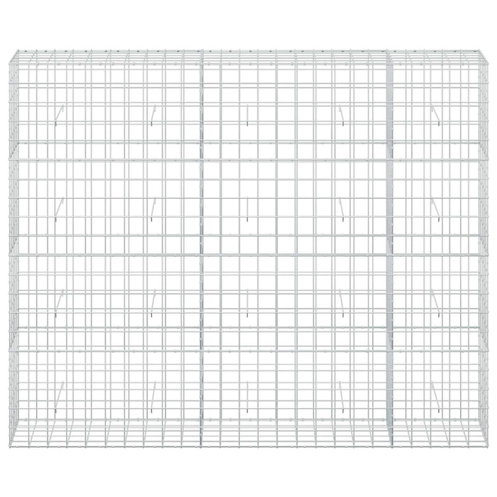 Gabion cu Fir de 3,5 mm și Plasă de 10x10 cm 250x50x200 cm WALTI