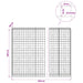 Gabion cu Fir de 3,5 mm și Plasă de 10x10 cm 850x50x200 cm - WALTI WALTI