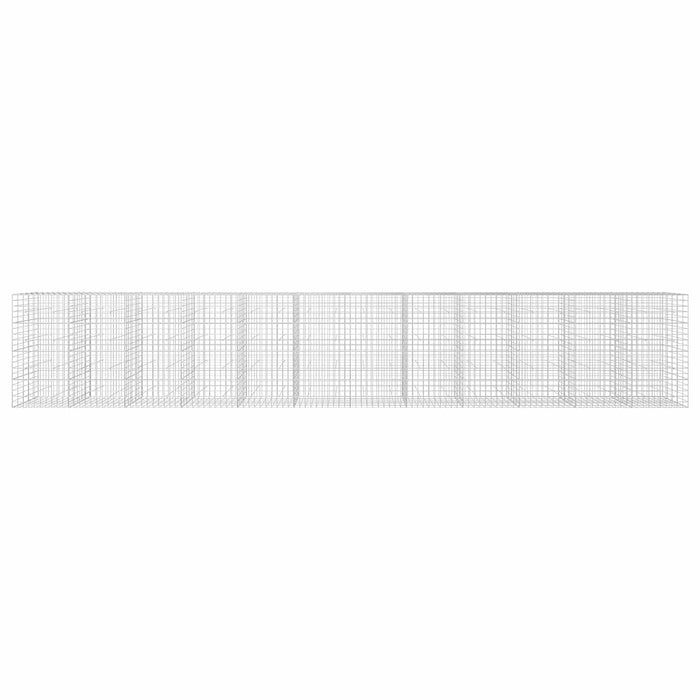 Gabion cu Fir de 3,5 mm și Plasă de 10x10 cm 1200x50x200 cm WALTI
