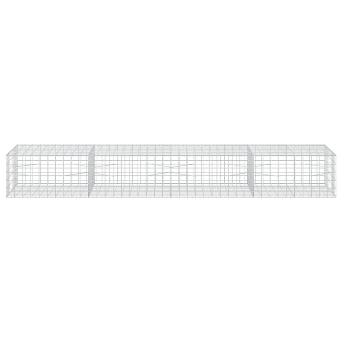 Gabion cu Fir de 3,5 mm și Plasă de 10x10 cm 400x100x50 cm WALTI