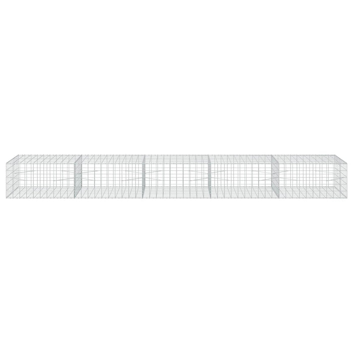 Gabion cu Fir de 3,5 mm și Plasă de 10x10 cm 500x100x50 cm - WALTI WALTI