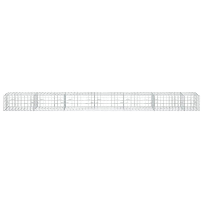Gabion cu Fir de 3,5 mm și Plasă de 10x10 cm 650x100x50 cm WALTI
