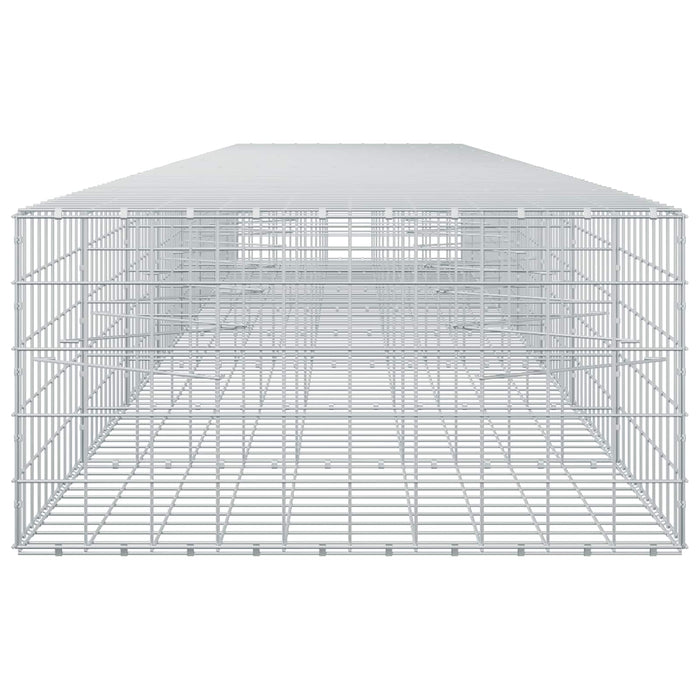 Gabion cu Fir de 3,5 mm și Plasă de 10x10 cm 800x100x50 cm WALTI