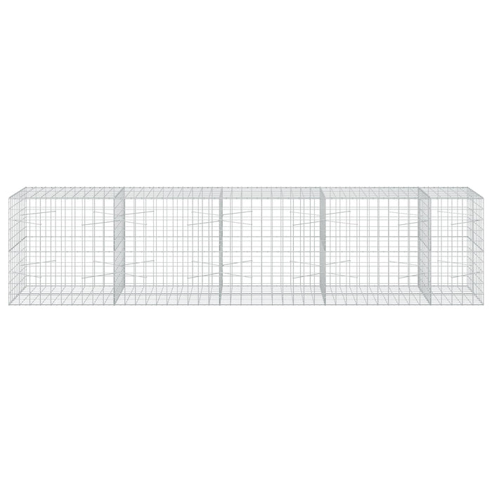 Gabion cu Fir de 3,5 mm și Plasă de 10x10 cm 450x100x100 cm WALTI