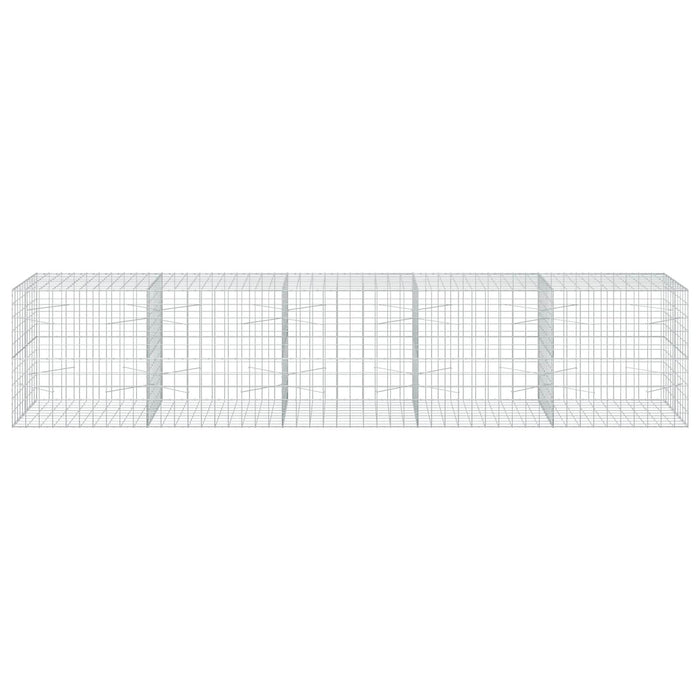 Gabion cu Fir de 3,5 mm și Plasă de 10x10 cm 500x100x100 cm WALTI