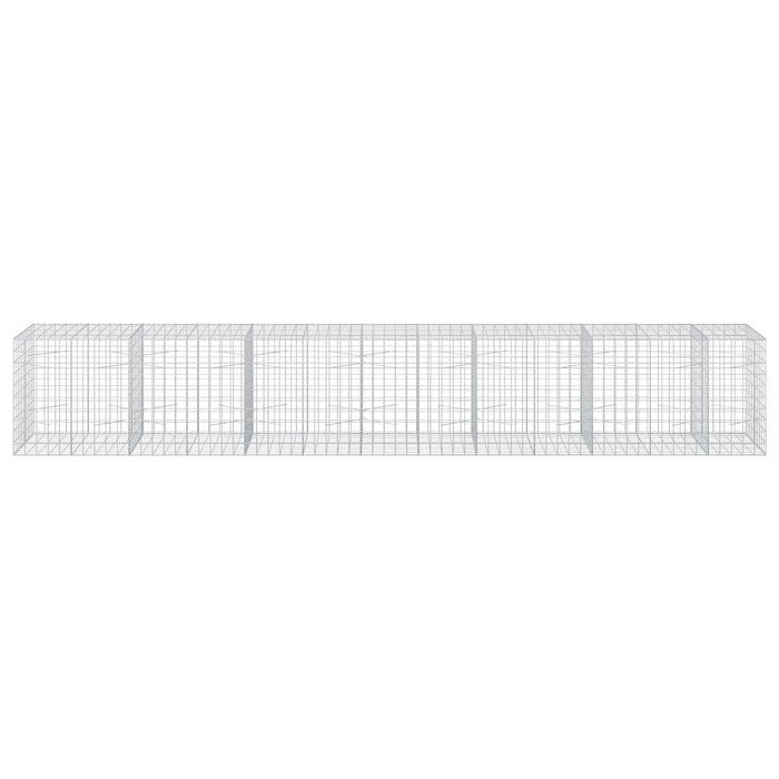 Gabion cu Fir de 3,5 mm și Plasă de 10x10 cm 650x100x100 cm WALTI