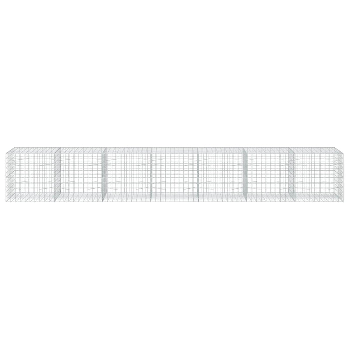 Gabion cu Fir de 3,5 mm și Plasă de 10x10 cm 700x100x100 cm WALTI