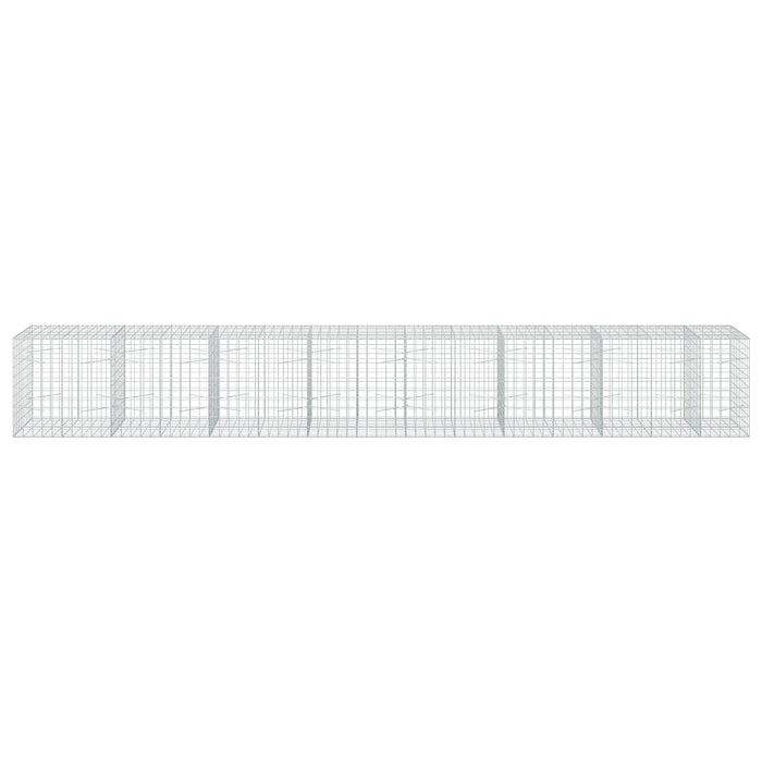 Gabion cu Fir de 3,5 mm și Plasă de 10x10 cm 750x100x100 cm WALTI