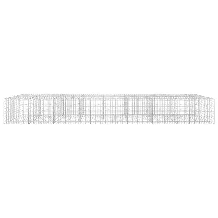 Gabion cu Fir de 3,5 mm și Plasă de 10x10 cm 850x100x100 cm - WALTI WALTI