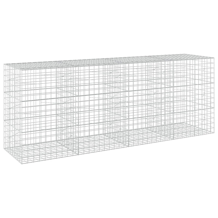 Gabion cu Fir de 3,5 mm și Plasă de 10x10 cm 400x100x150 cm WALTI