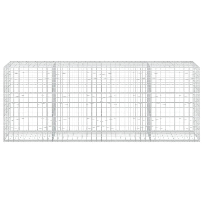 Gabion cu Fir de 3,5 mm și Plasă de 10x10 cm 400x100x150 cm WALTI