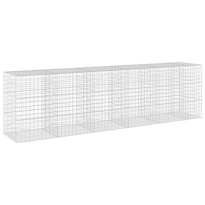 Gabion cu Fir de 3,5 mm și Plasă de 10x10 cm 550x100x150 cm WALTI