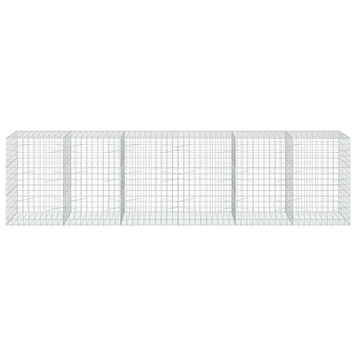 Gabion cu Fir de 3,5 mm și Plasă de 10x10 cm 600x100x150 cm WALTI