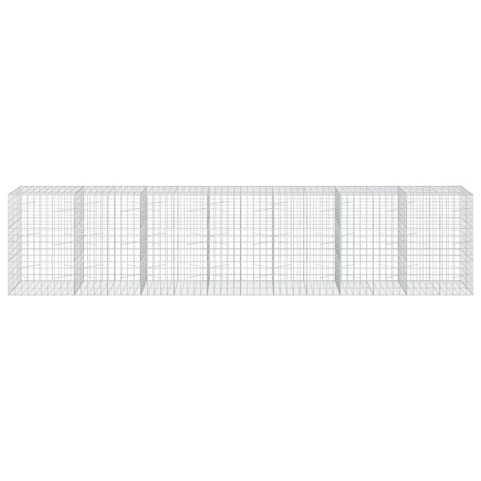 Gabion cu Fir de 3,5 mm și Plasă de 10x10 cm 700x100x150 cm WALTI